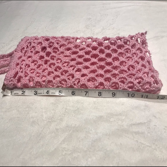 2 for $35 Handmade Crochet Mesh Stitch Crop Top (One of a kind) - Picture 5 of 10